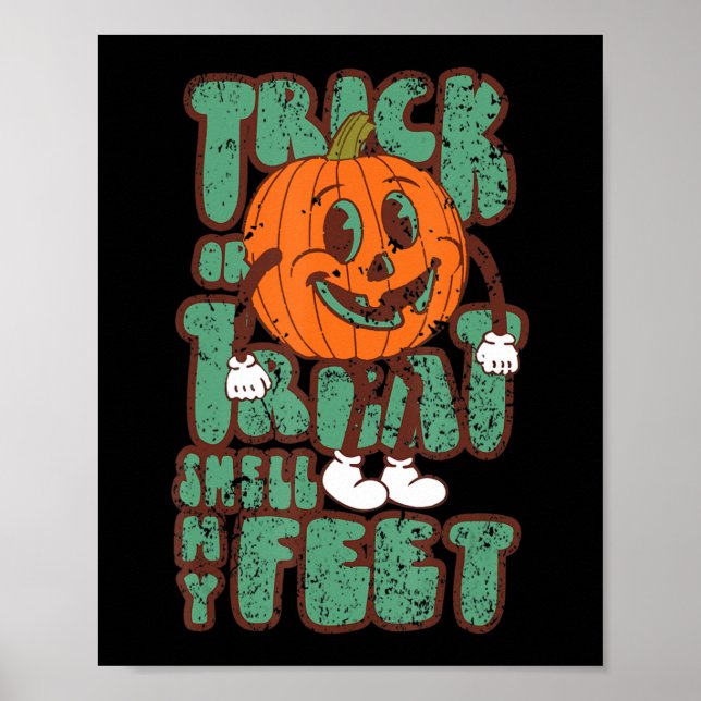 JackOLantern Halloween Pumpkin-Gesicht Poster (Vorne)