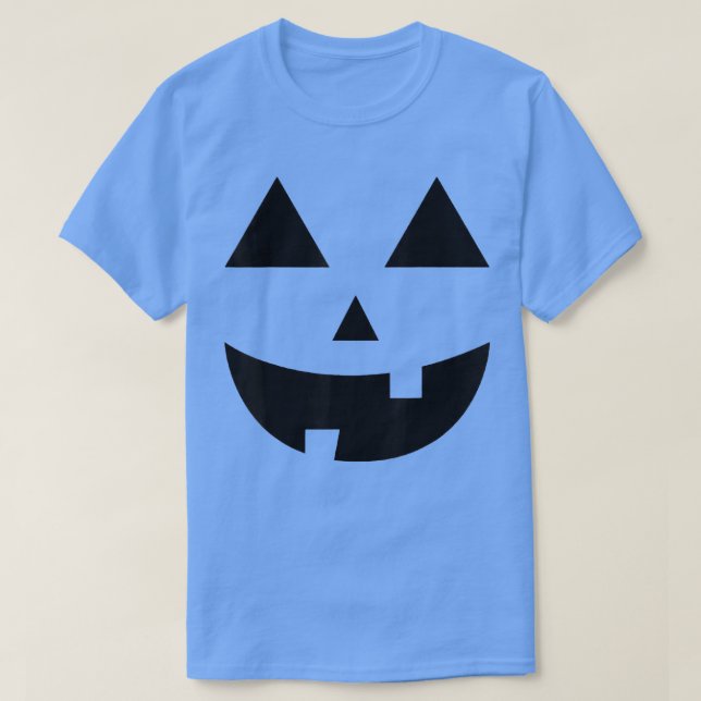 JackOLantern Halloween Pumpkin-Gesicht T-Shirt (Design vorne)