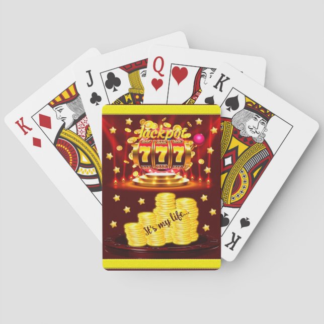 Jackpot 777 Sammlung Spielkarten (Rückseite)
