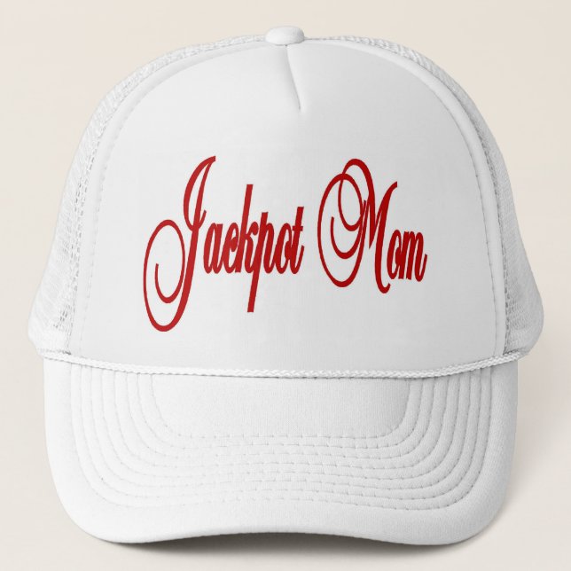 Jackpot Mama Las Vegas Cap Truckerkappe (Vorderseite)