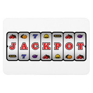 Jackpot-Spielautomat-Magnet (Licht) Magnet