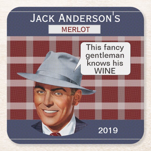 Jack's Feiner Wein Untersetzer (Vorderseite)