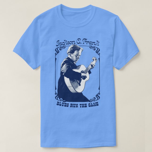 Jackson C Frank Retro Fan Art T-Shirt (Design vorne)