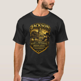 Jackson, California – Historic Crest design T-Shirt