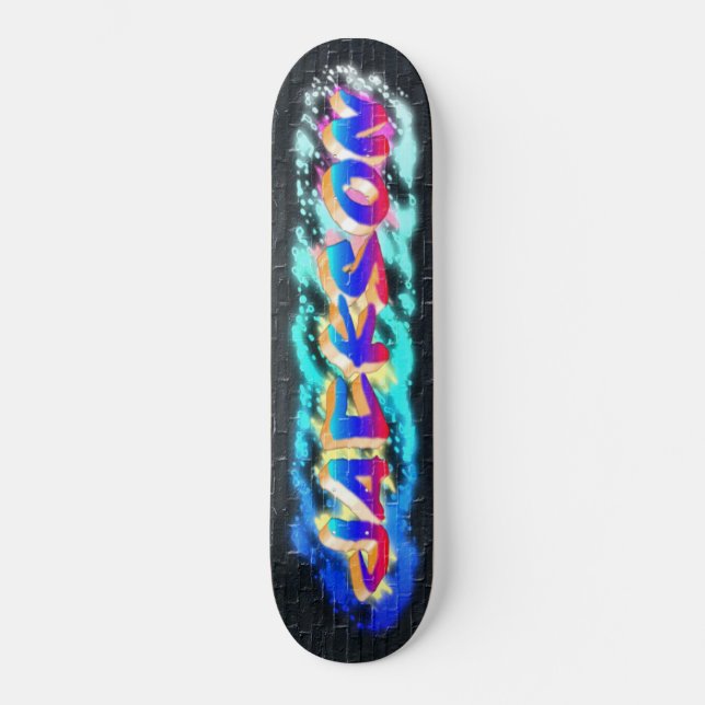 JACKSON Customisé Graffiti Skateboard (Recto)
