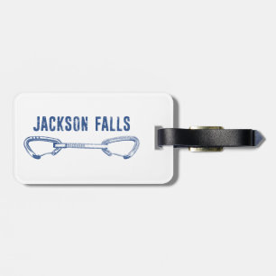 Jackson Falls Illinois Rock Climbing Quickziehung Gepäckanhänger