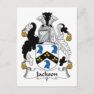 Jackson Familienwappen Postkarte
