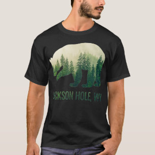 Jackson Hole Bär Staat Wyoming Pazifischer NW Wild T-Shirt