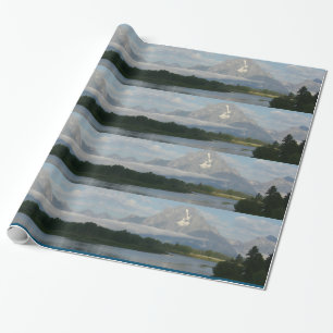 Jackson Hole Fluss Geschenkpapier