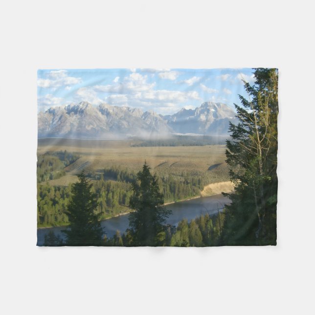 Jackson-Hole-Gebirge und Fluss Fleecedecke (Vorderseite (Horizontal))
