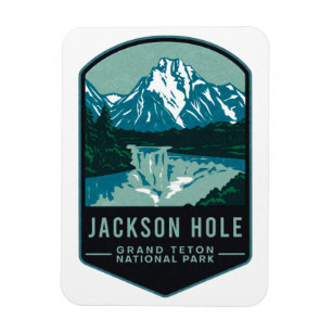 Jackson Hole Grand Teton Nationalpark Magnet