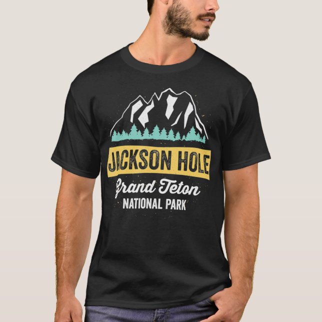 Jackson Hole Grand Teton Nationalpark Wyoming  T-Shirt (Vorderseite)