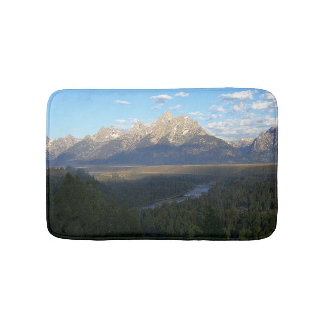 Jackson Hole Mountains (Grand Teton National Park) Badematte (Vorderseite)