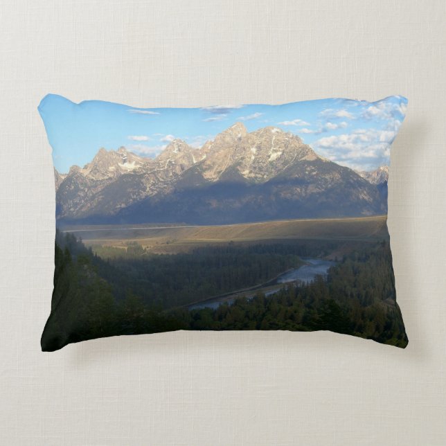 Jackson Hole Mountains (Grand Teton National Park) Dekokissen (Vorderseite)