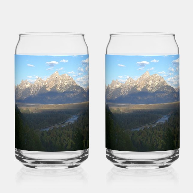 Jackson Hole Mountains (Grand Teton National Park) Dosenglas (Vorderseite)