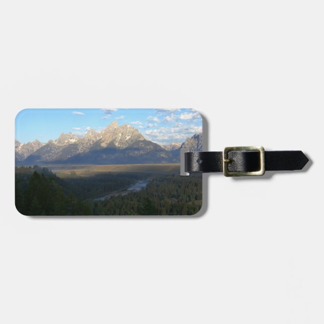 Jackson Hole Mountains (Grand Teton National Park) Gepäckanhänger (Vorderseite horizontal)