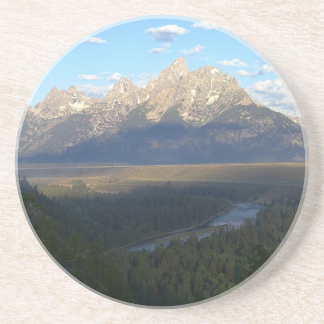 Jackson Hole Mountains (Grand Teton National Park) Getränkeuntersetzer (Vorne)