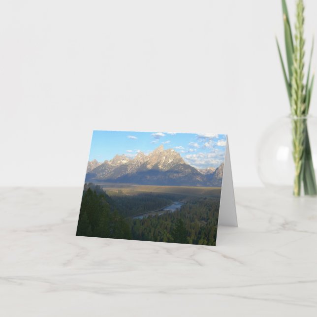 Jackson Hole Mountains (Grand Teton National Park) Karte (Vorderseite)