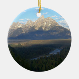 Jackson Hole Mountains (Grand Teton National Park) Keramikornament