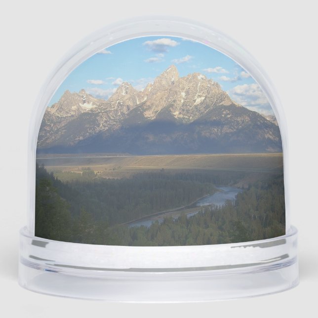 Jackson Hole Mountains (Grand Teton National Park) Schneekugeln (Vorderseite)