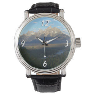 Jackson Hole Mountains (Grand Teton Nationalpark) Armbanduhr