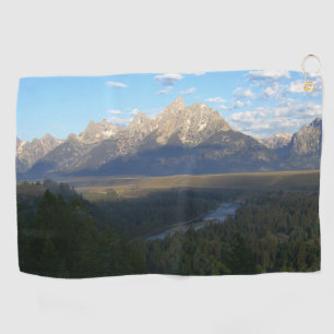 Jackson Hole Mountains (Grand-Teton-Nationalpark) Golfhandtuch