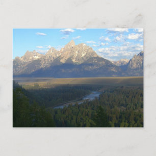 Jackson Hole Mountains (Grand Teton Nationalpark) Postkarte