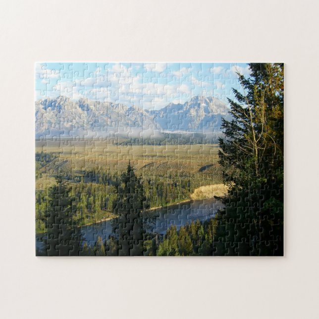 Jackson Hole Mountains und Fluss (Horizontal)