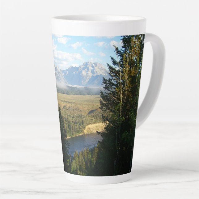 Jackson Hole Mountains und Fluss Milchtasse (Rechte Ecke)