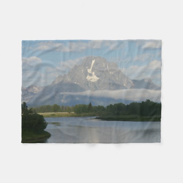 Jackson Hole River Fleecedecke (Vorderseite (Horizontal))