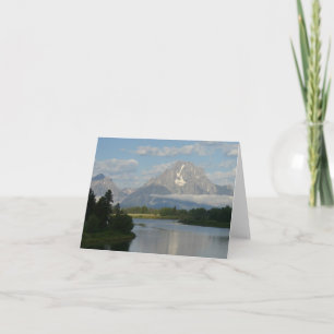 Jackson Hole River im Grand Teton National Park Karte