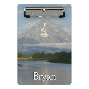 Jackson Hole River im Grand Teton National Park Mini Klemmbrett