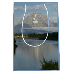 Jackson Hole River im Grand Teton National Park Mittlere Geschenktüte