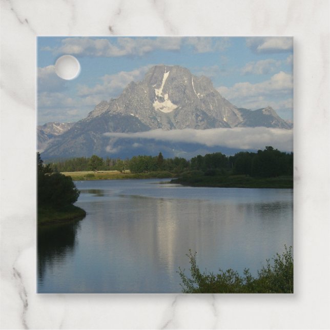 Jackson Hole River im Grand Teton Nationalpark Geschenkanhänger (Vorderseite)