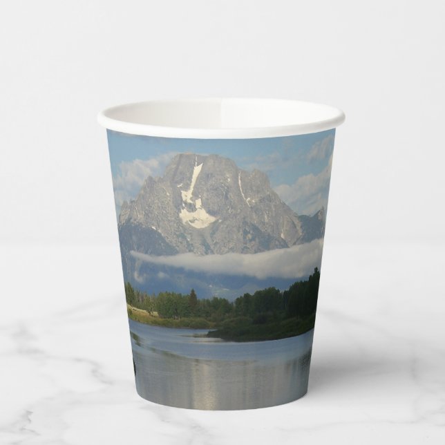 Jackson Hole River im Grand Teton Nationalpark Pappbecher (Links)