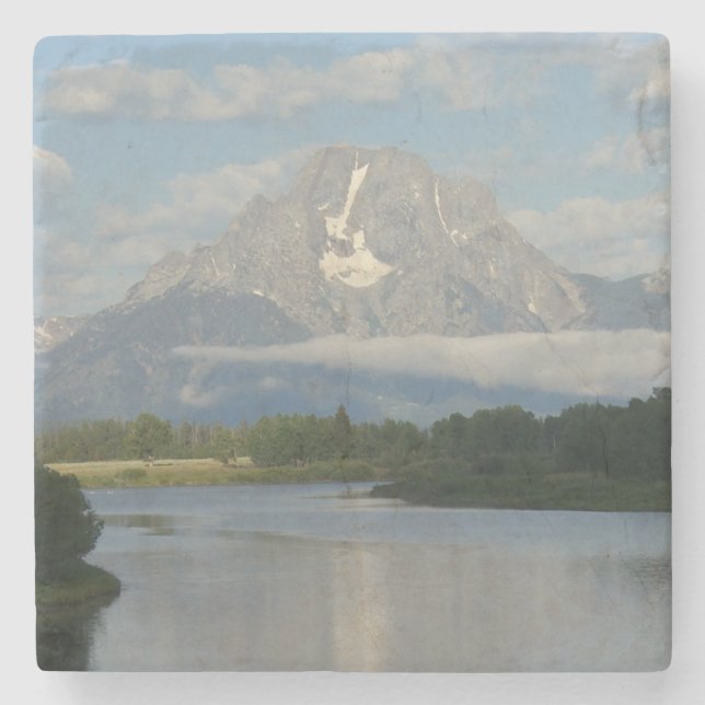 Jackson Hole River im Grand Teton Nationalpark Steinuntersetzer (Vorderseite)