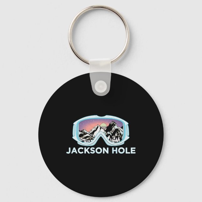 Jackson Hole Ski Design Jackson Hole Schlüsselanhänger (Vorderseite)