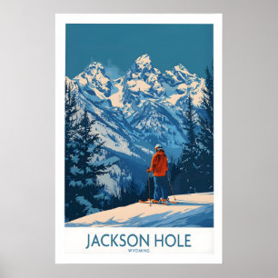 Jackson Hole Wandkunst - Wyoming 1 Poster
