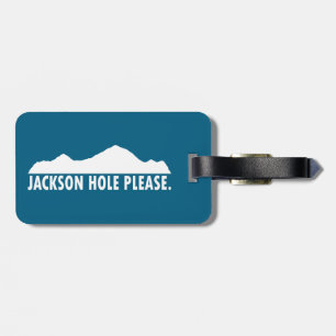 Jackson Hole Wyoming Bitte Gepäckanhänger