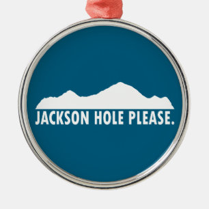 Jackson Hole Wyoming Bitte Ornament Aus Metall