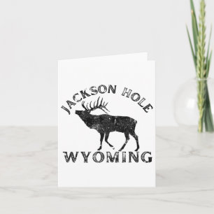 Jackson Hole Wyoming Elk Nature Wandern im Freien Karte