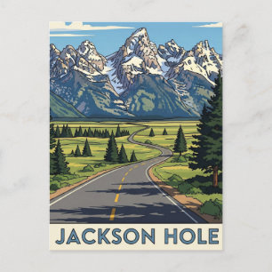 Jackson Hole Wyoming Postkarte