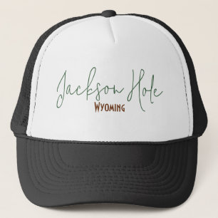 Jackson Hole, Wyoming Reise-Souvenir Truckerkappe