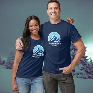Jackson Hole Wyoming Skigebiet T - Shirt
