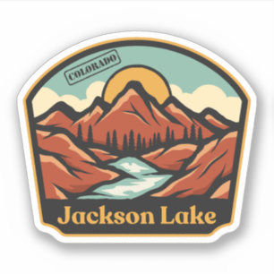 Jackson Lake, Colorado Aufkleber