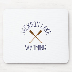 Jackson Lake Wyoming Outdoor Vintage  Mousepad