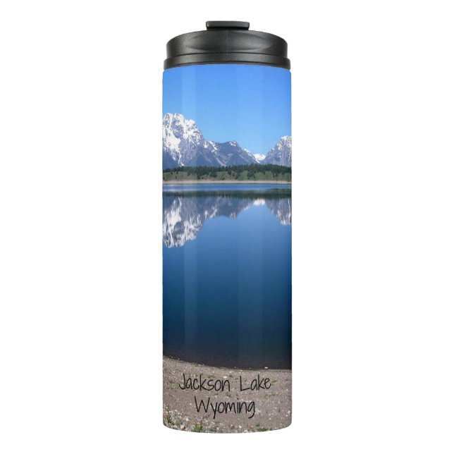 Jackson Lake, Wyoming Thermosbecher (Vorderseite)