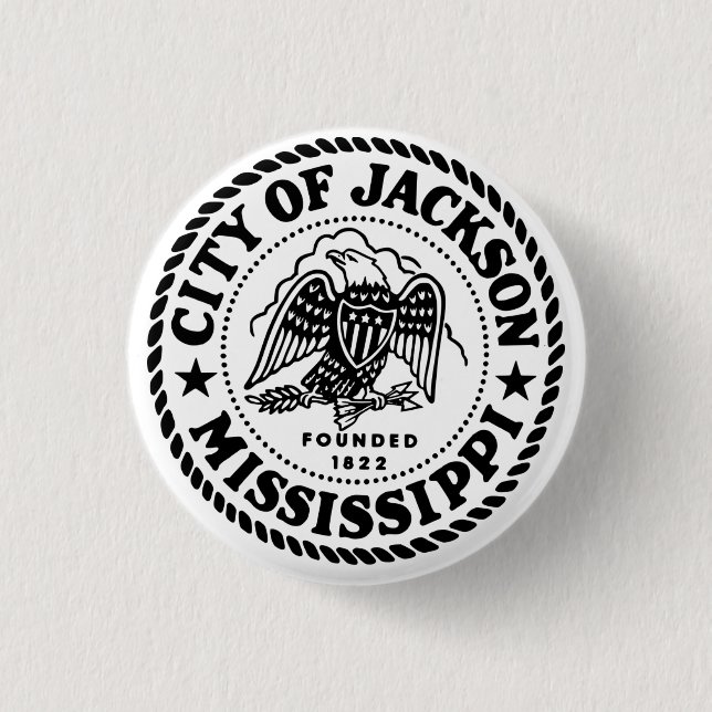Jackson Mississippi Button (Vorderseite)