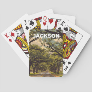 Jackson Mississippi Reise Spielkarten