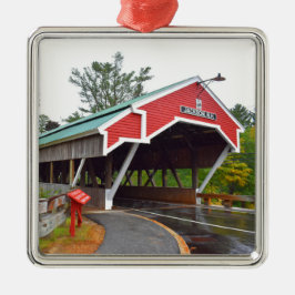 Jackson, NH-Brücken-Weihnachtsverzierung Ornament Aus Metall